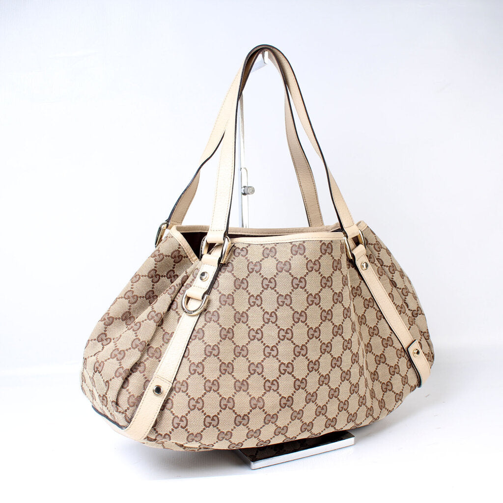 Gucci Abbey Canvas Medium Tote Bag Tote Medium