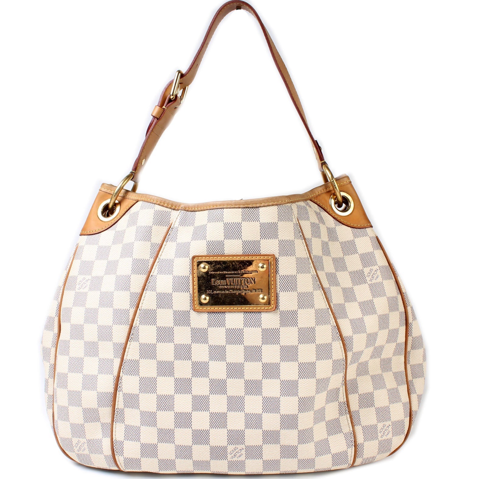 Louis Vuitton Galliera PM Azur Damier Handbag Azur 14