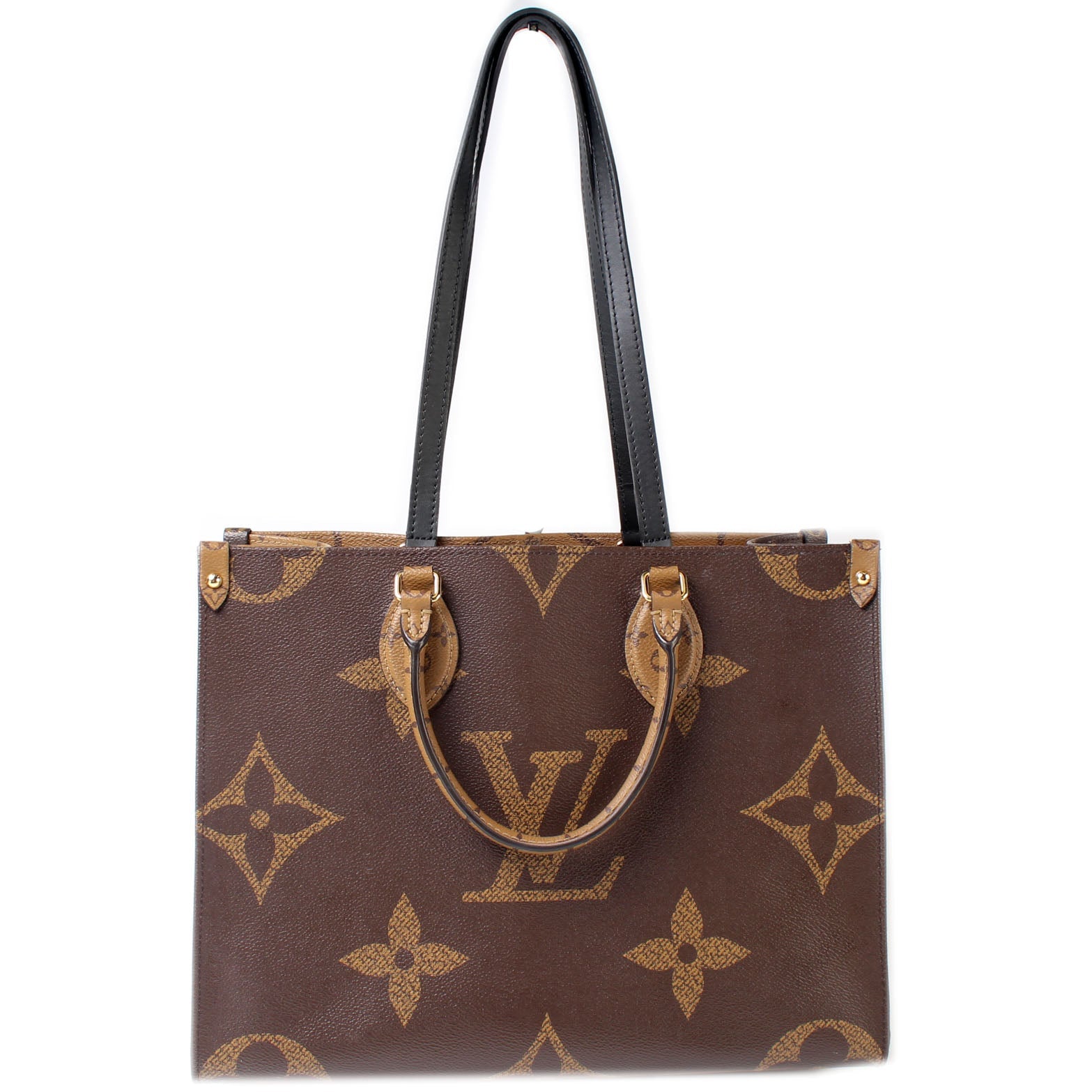 Louis Vuitton Onthego MM Reverse Monogram Handbag
