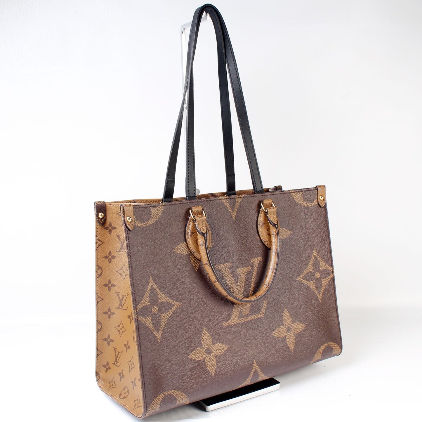 Louis Vuitton Onthego MM Reverse Monogram Handbag