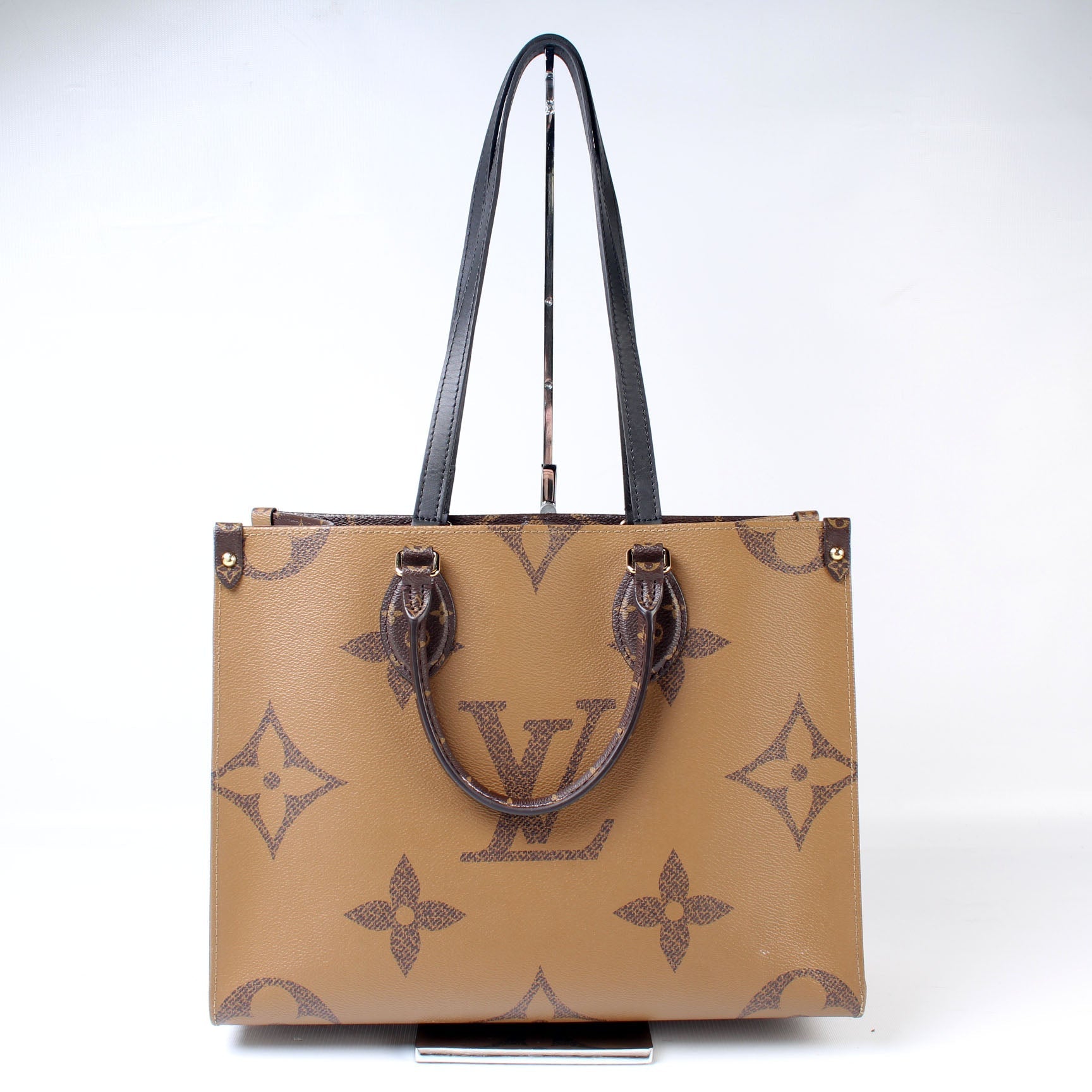 Louis Vuitton Onthego MM Reverse Monogram Handbag