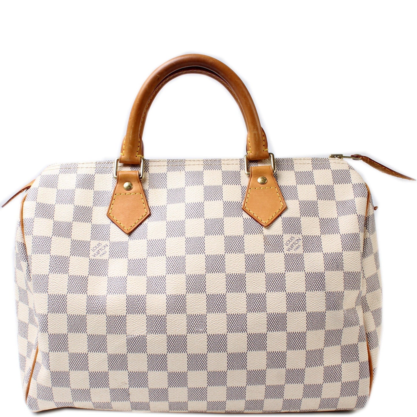 Louis Vuitton Speedy 30 Azur Damier Handbag Azur 19