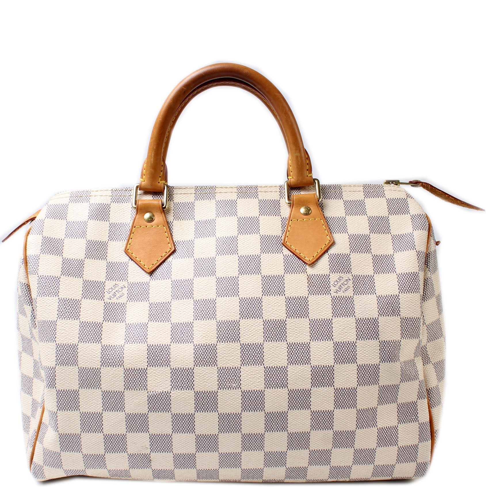 Louis Vuitton Speedy 30 Azur Damier Handbag Azur 19