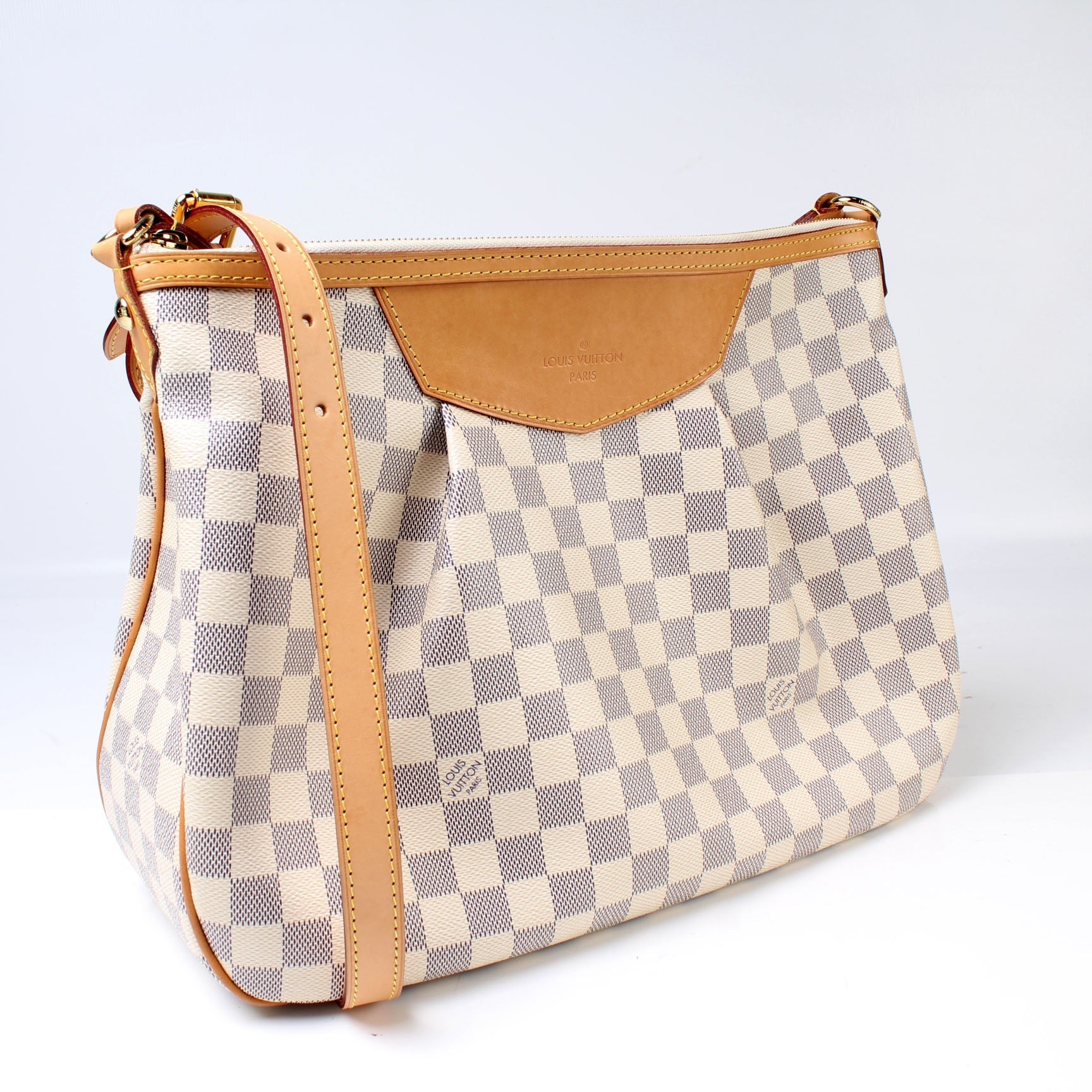 Louis Vuitton Siracusa Azur MM Damier Handbag