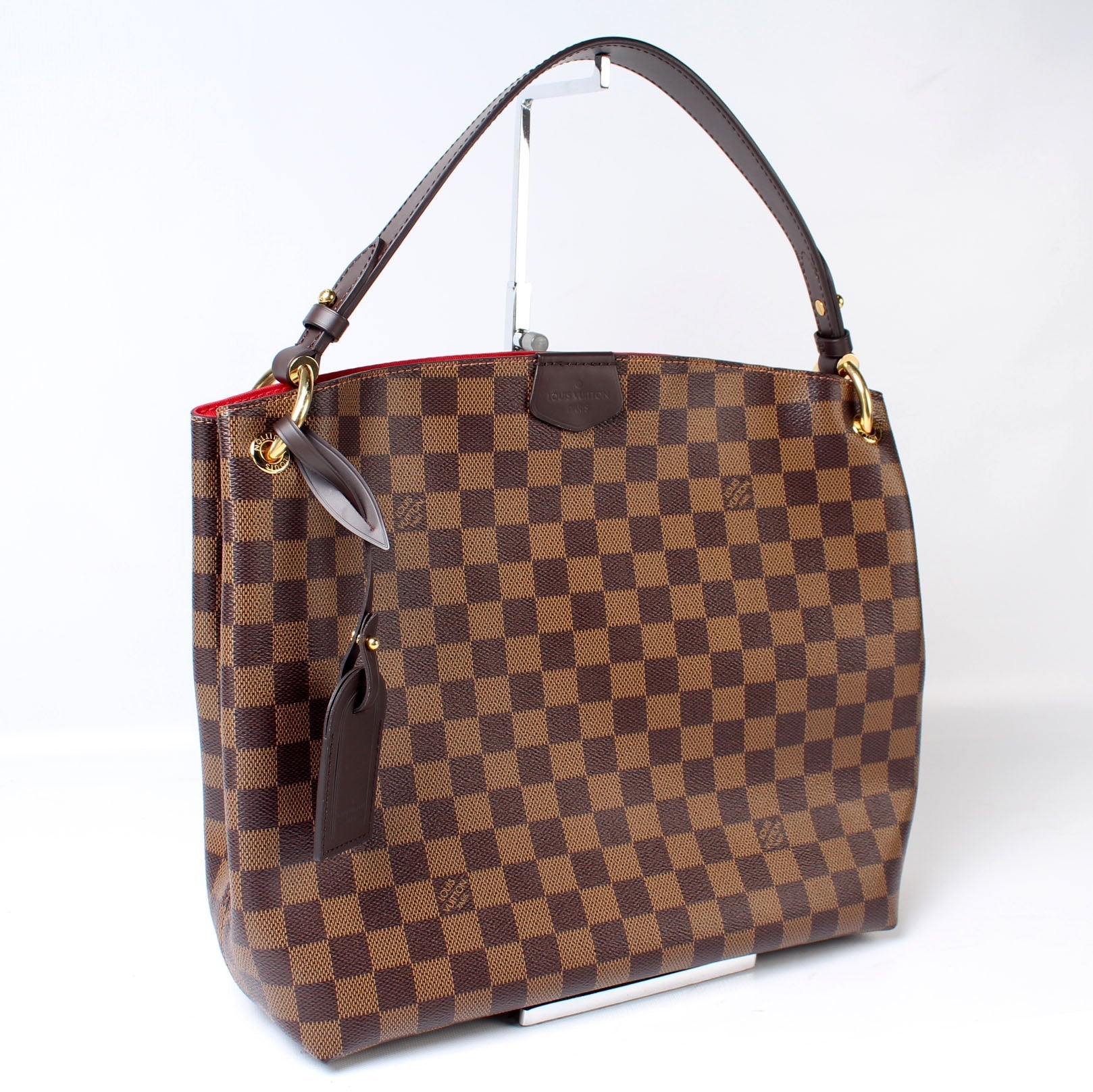 Louis Vuitton Graceful PM Ebene Damier Handbag Ebene A