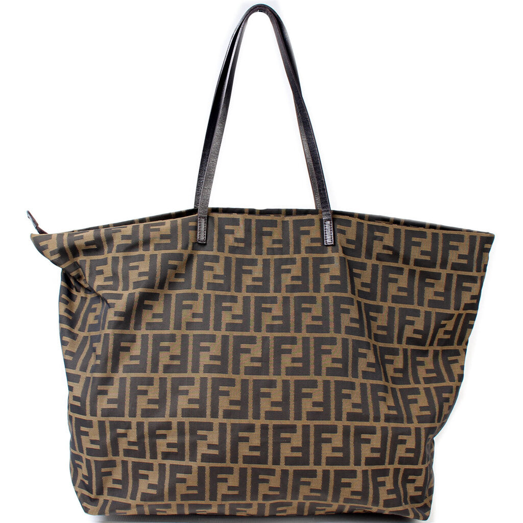 Fendi 8Bh026 Zucca Tote Bag Nylon