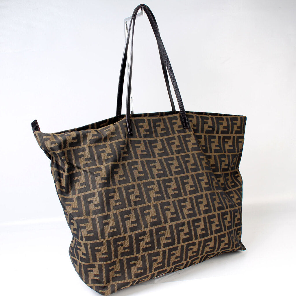 Fendi 8Bh026 Zucca Tote Bag Nylon