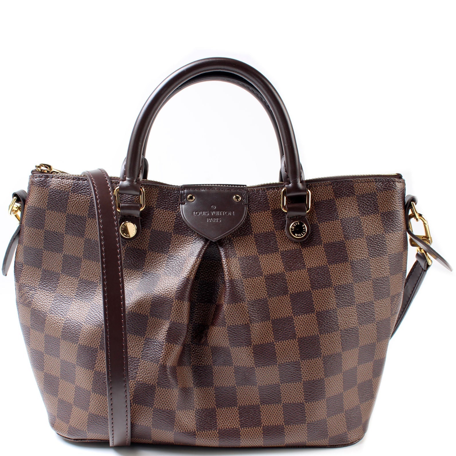 Louis Vuitton Siena Ebene PM Damier Handbag