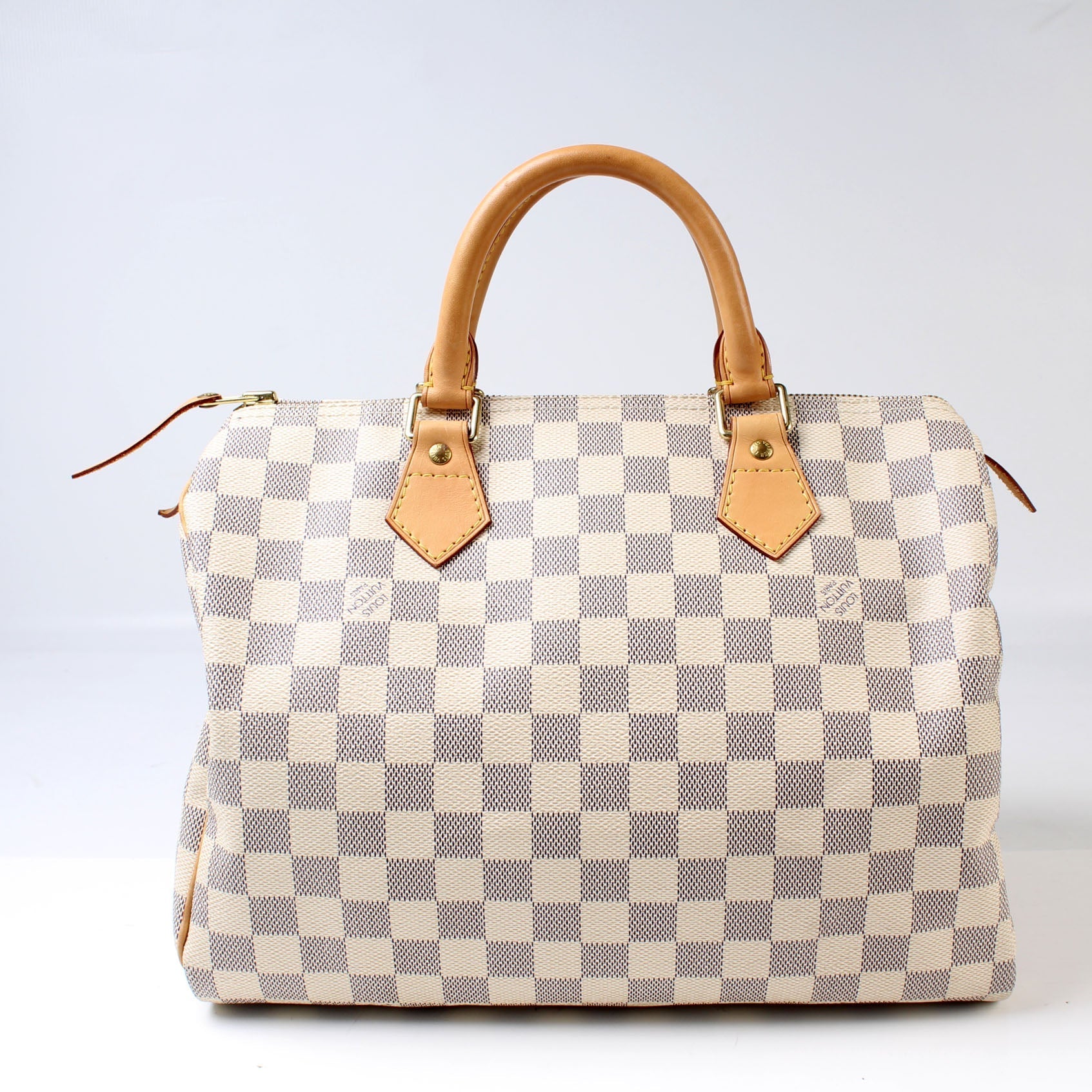Louis Vuitton Speedy 30 Azur Damier Handbag Azur 23
