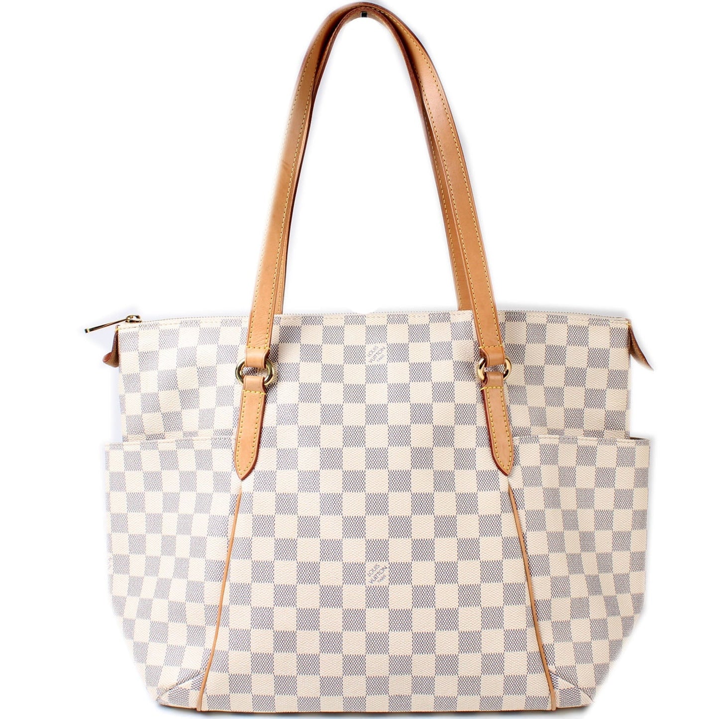 Louis Vuitton Totally Azur MM Damier Handbag Azur 8