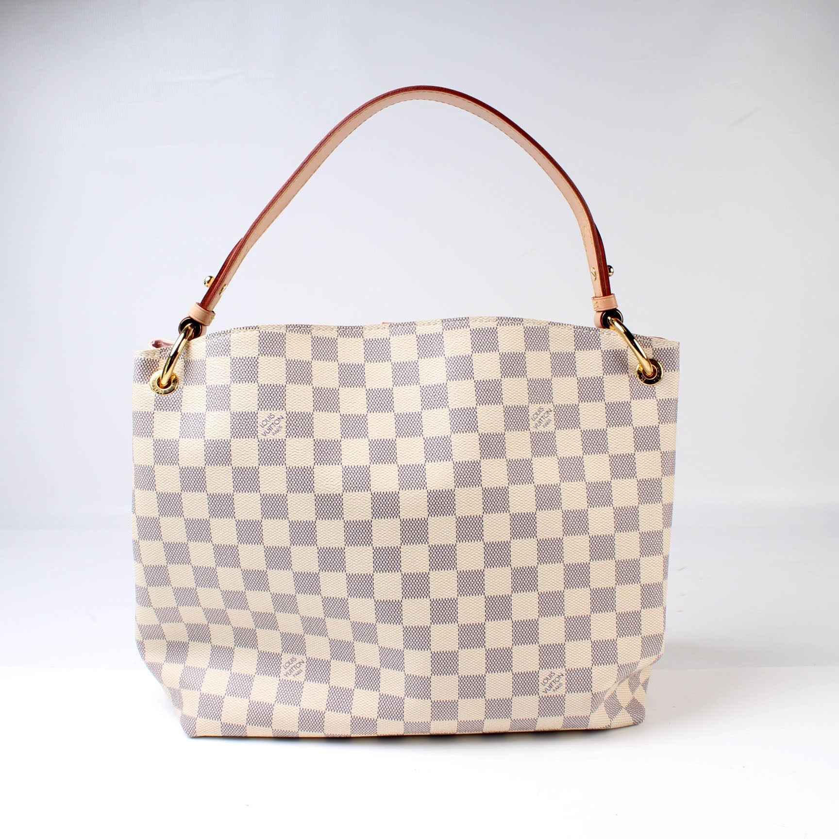 Louis Vuitton Graceful PM Azur Damier Handbag Azur 6