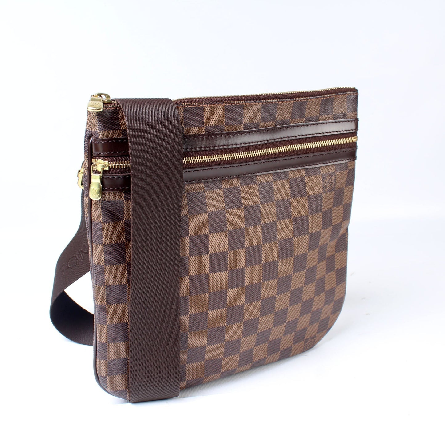 Louis Vuitton Pochette Bosphore Ebene Damier Clutch Bag Ebene 3