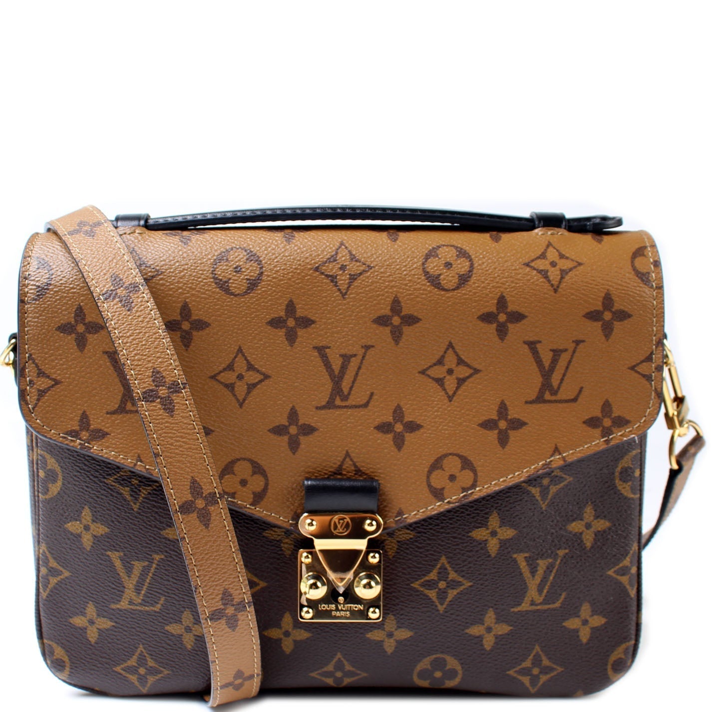 Louis Vuitton Pochette Metis Reverse Monogram Clutch Bag