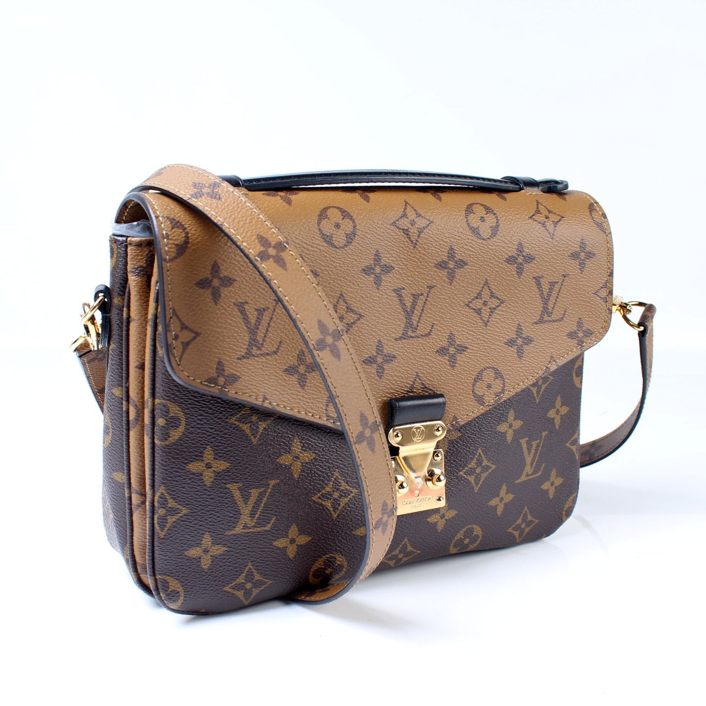 Louis Vuitton Pochette Metis Reverse Monogram Clutch Bag