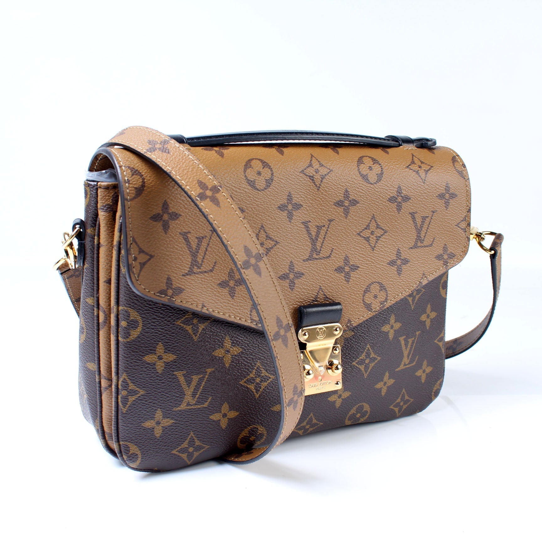 Louis Vuitton Pochette Metis Reverse Monogram Clutch Bag