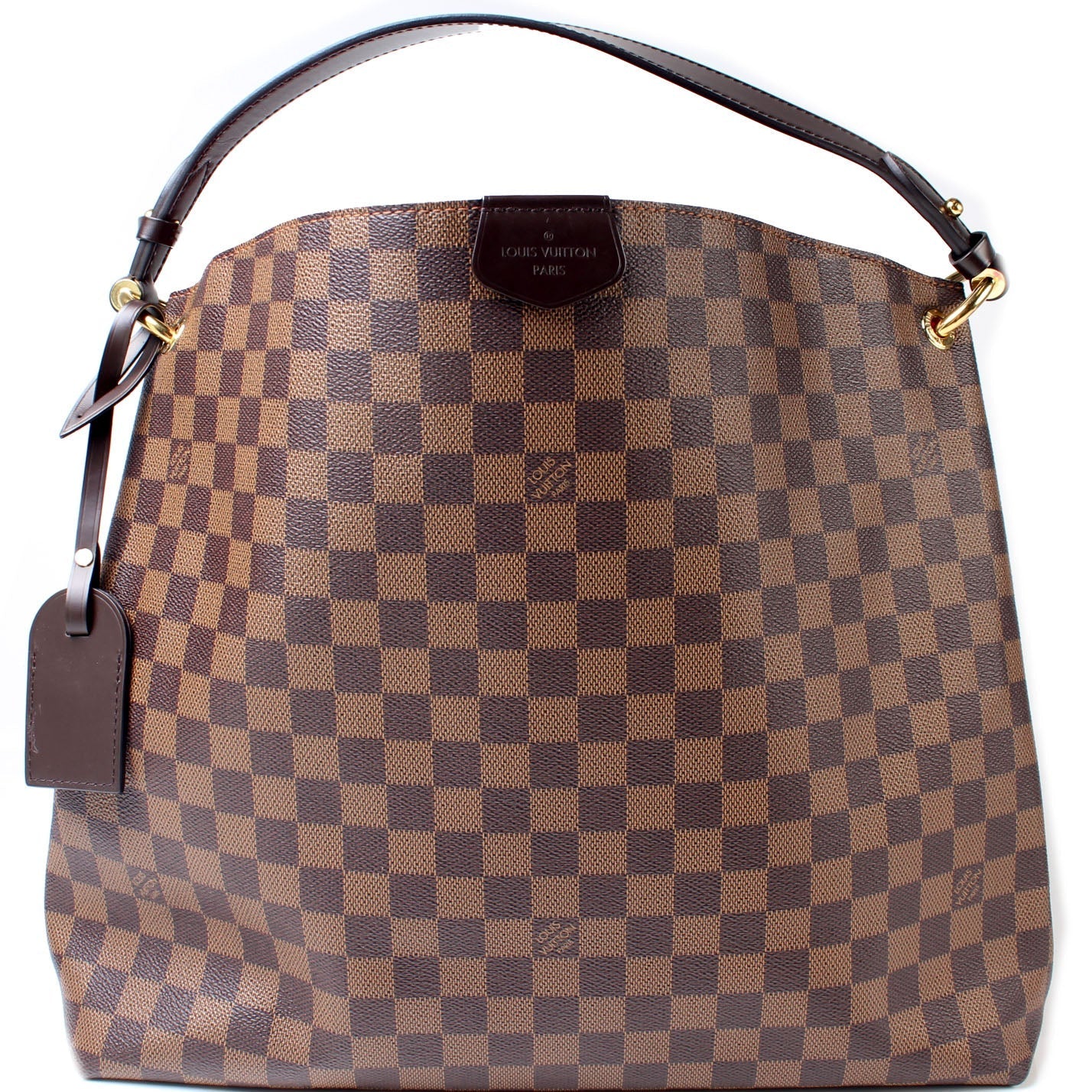 Louis Vuitton Graceful MM Ebene Damier Handbag