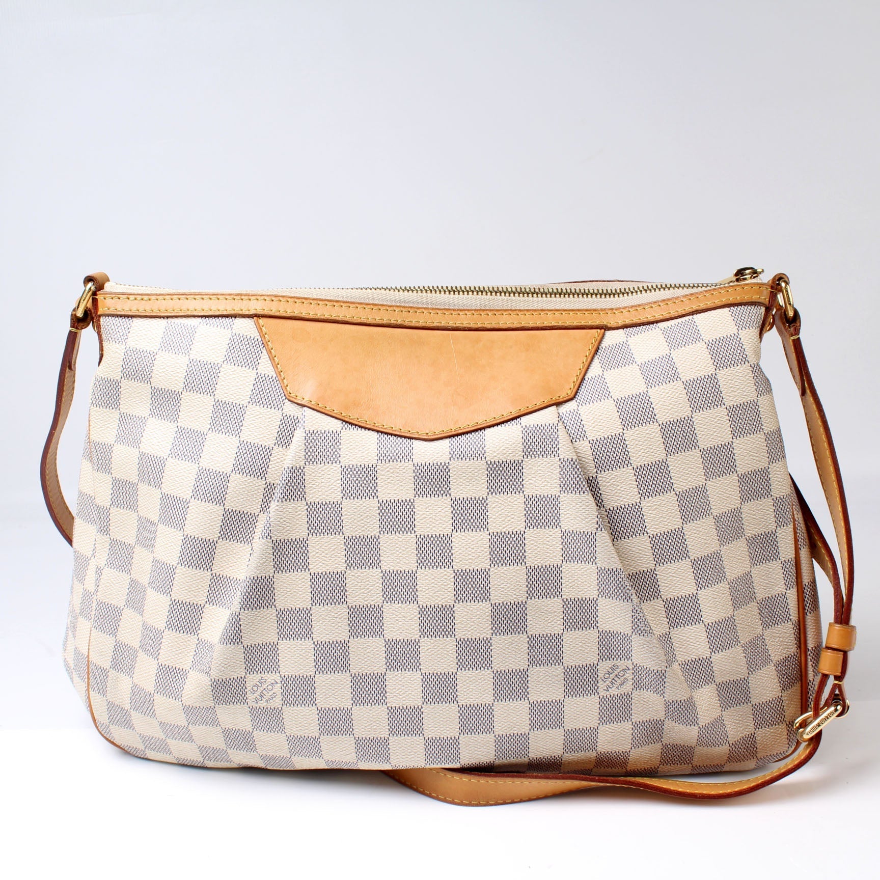 Louis Vuitton Siracusa Azur MM Damier Handbag Azur 7