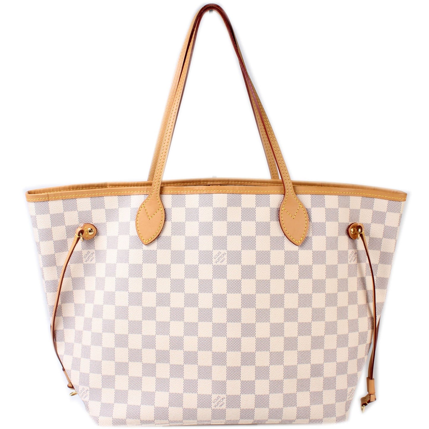 Louis Vuitton Neverfull MM Azur Damier Tote Bag Azur 48