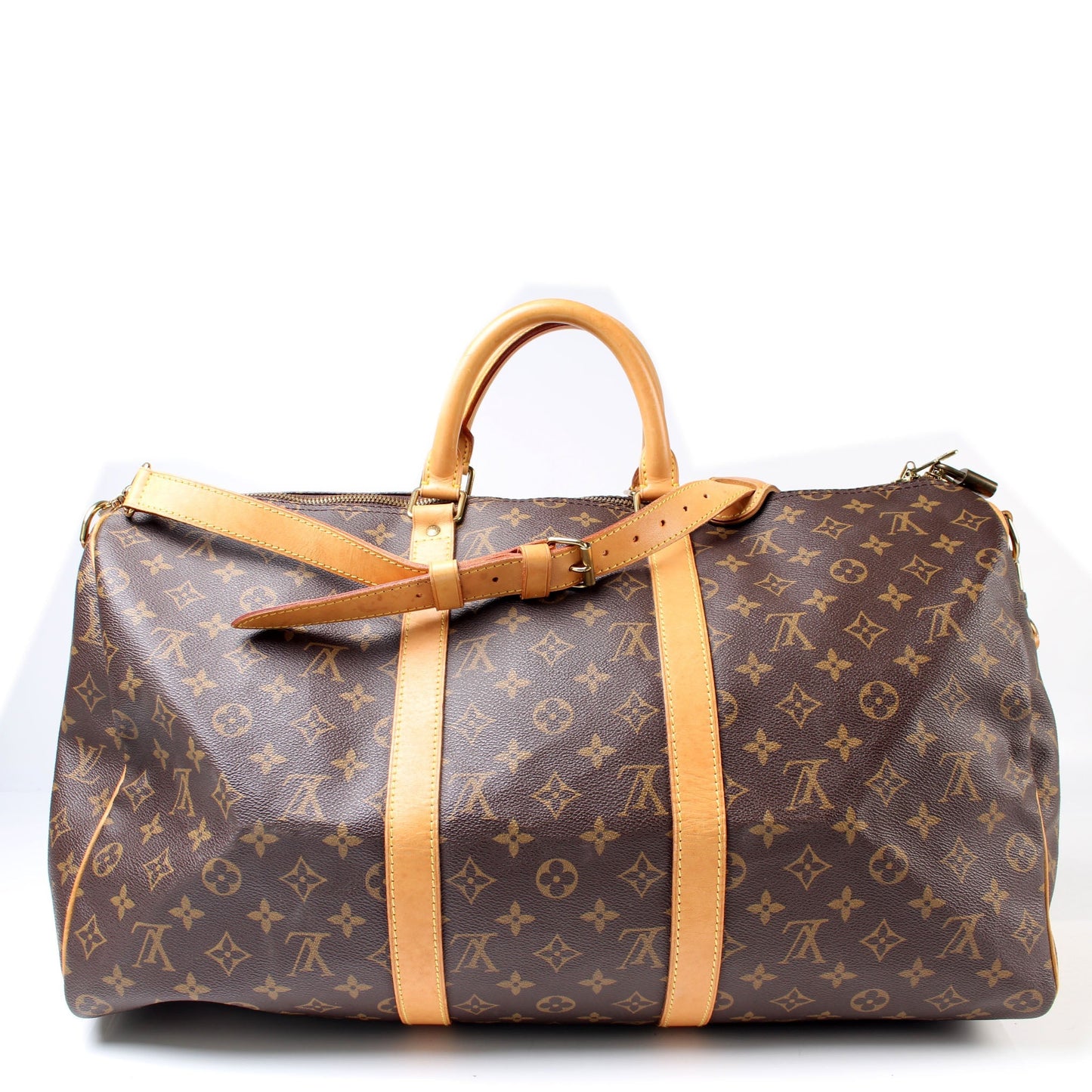 Louis Vuitton Keepall 50 Bandouliere Monogram Travel Bag