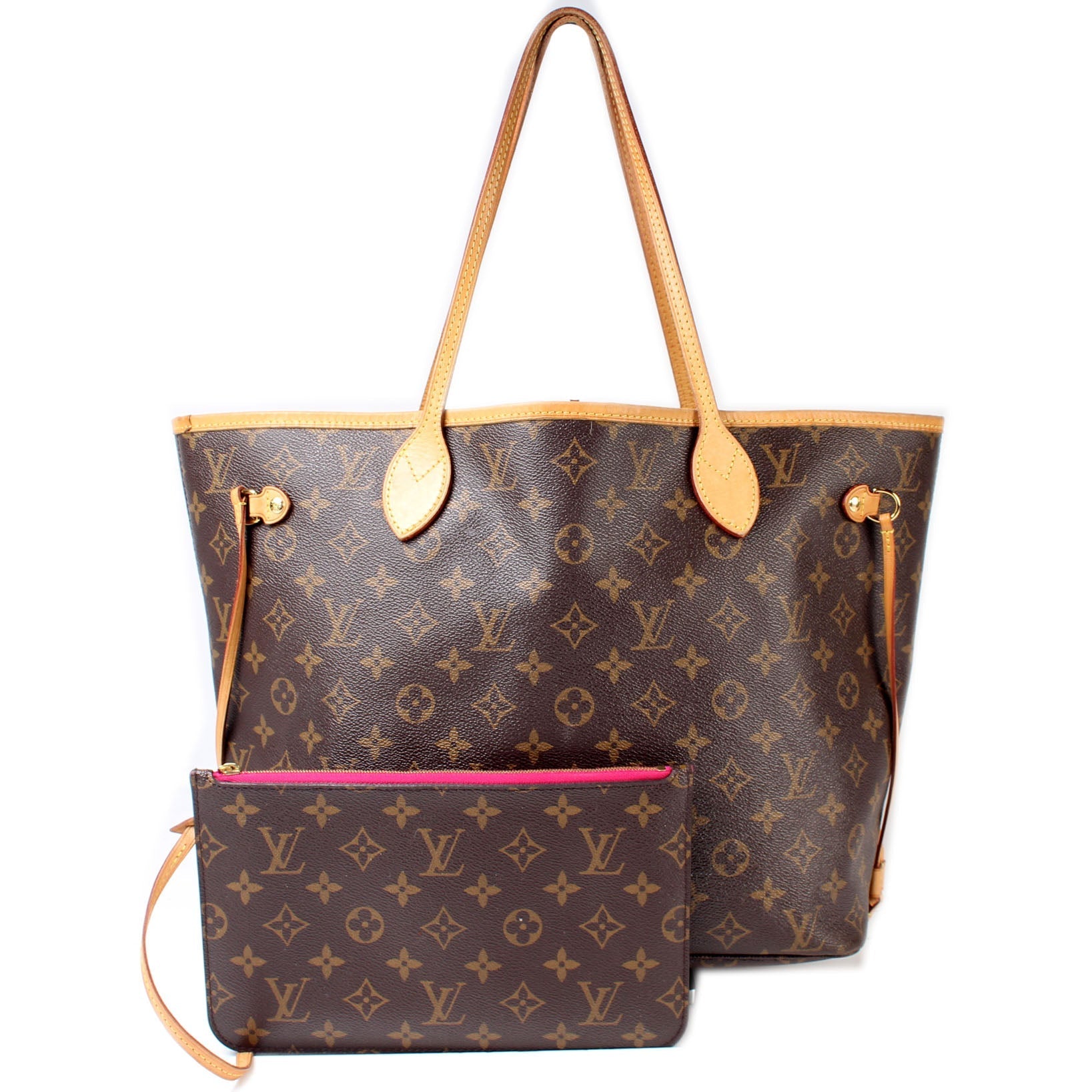 Louis Vuitton Neverfull MM W Monogram Wallet Case Monogram 2