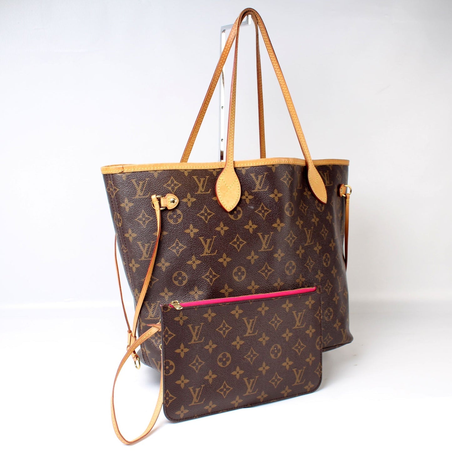 Louis Vuitton Neverfull MM W Monogram Wallet Case Monogram 2