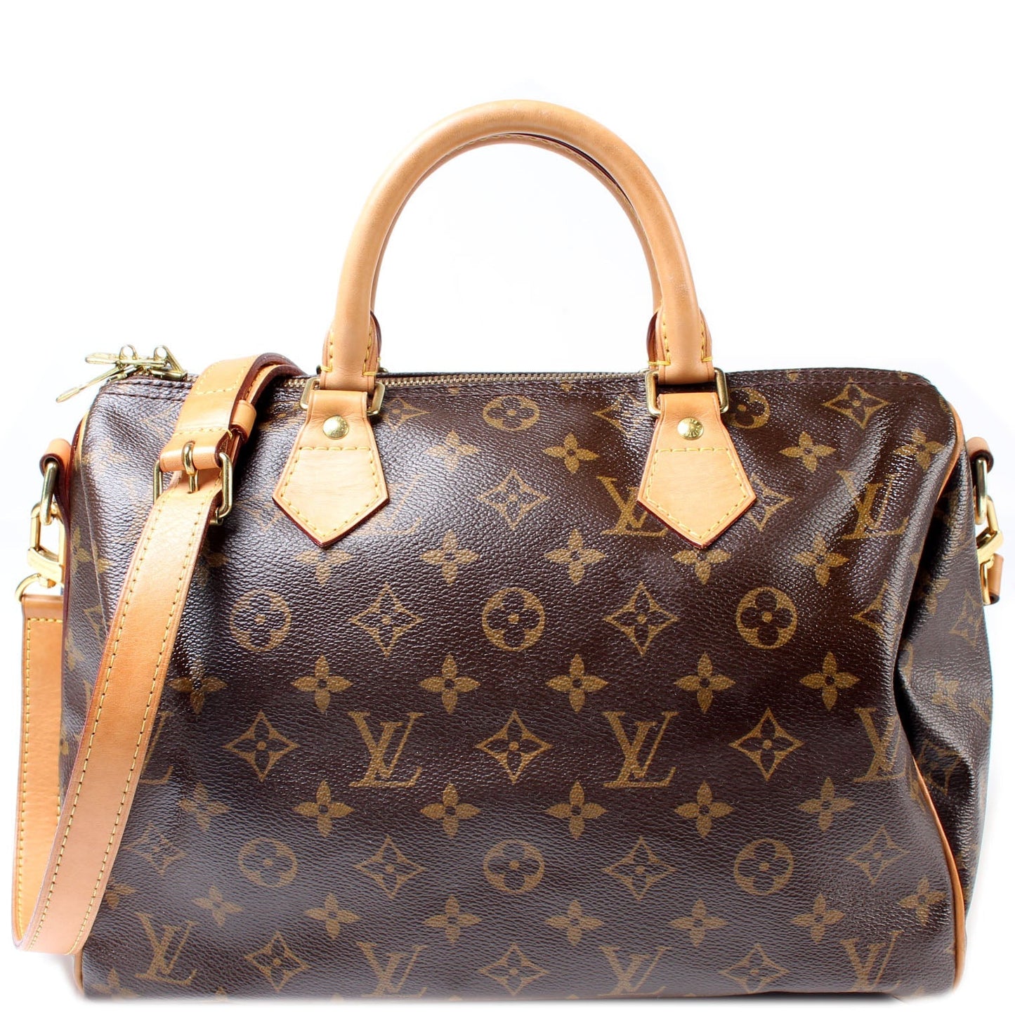 Louis Vuitton Speedy 30 Bandouliere Monogram Handbag Monogram 16