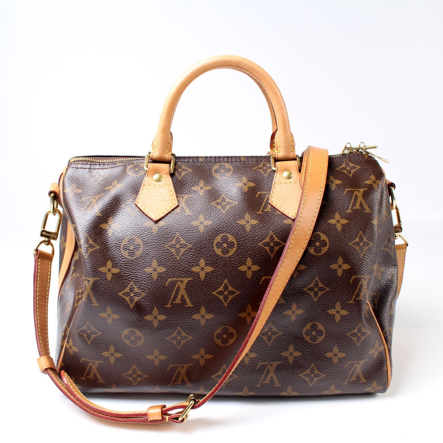 Louis Vuitton Speedy 30 Bandouliere Monogram Handbag Monogram 16