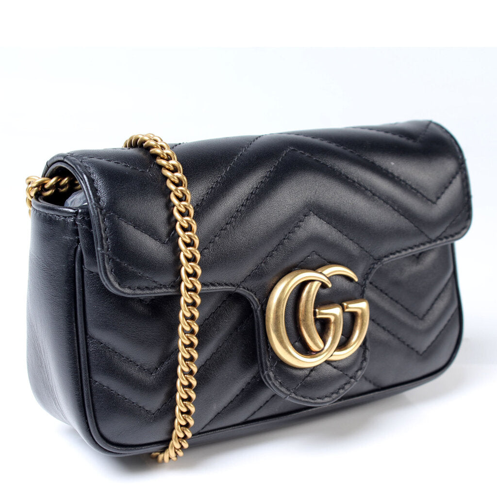 Gucci Marmont Super Mini Flap Travel Bag Flap 2