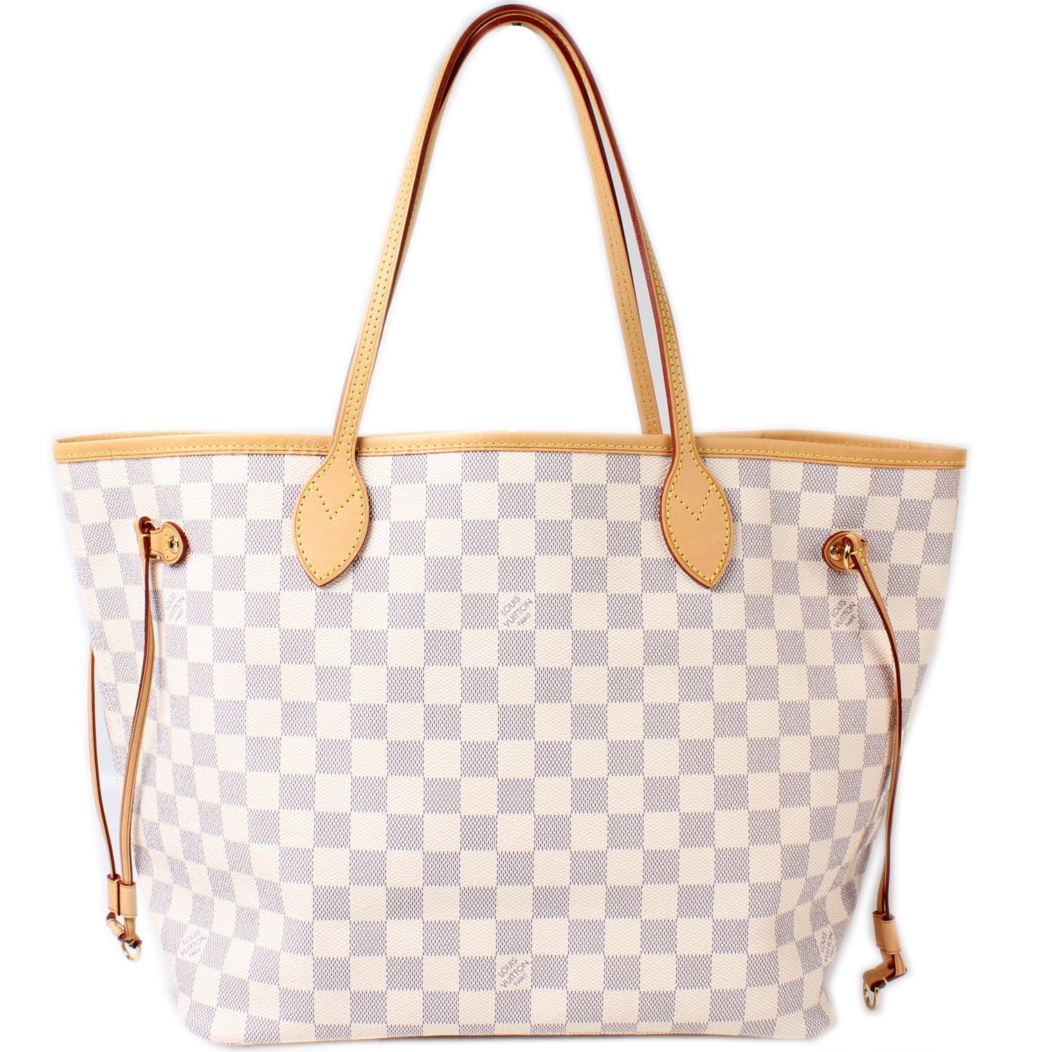 Louis Vuitton Neverfull MM Azur Damier Tote Bag Azur 49