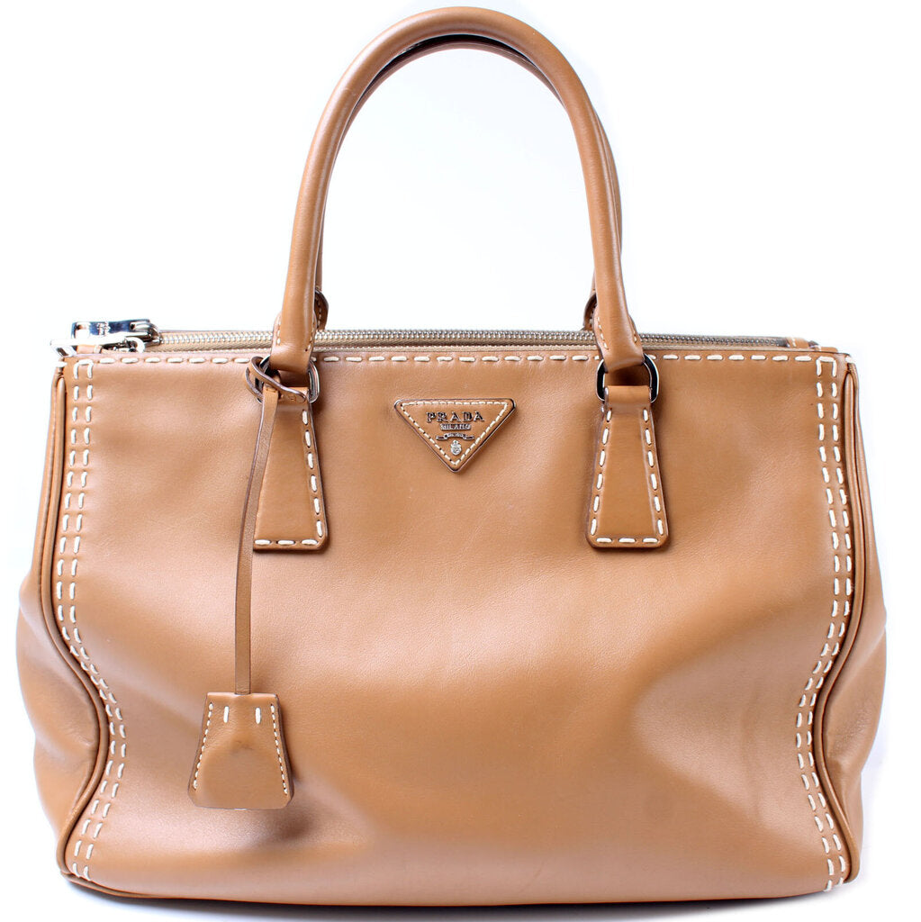 Prada Galleria Double Stitch Bag Travel Bag