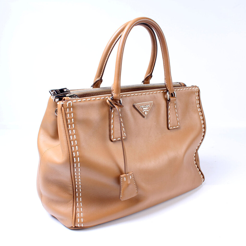 Prada Galleria Double Stitch Bag Travel Bag