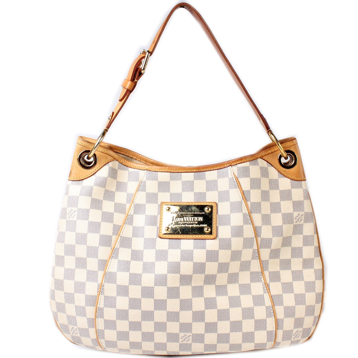 Louis Vuitton Galliera PM Azur Damier Handbag Azur 16