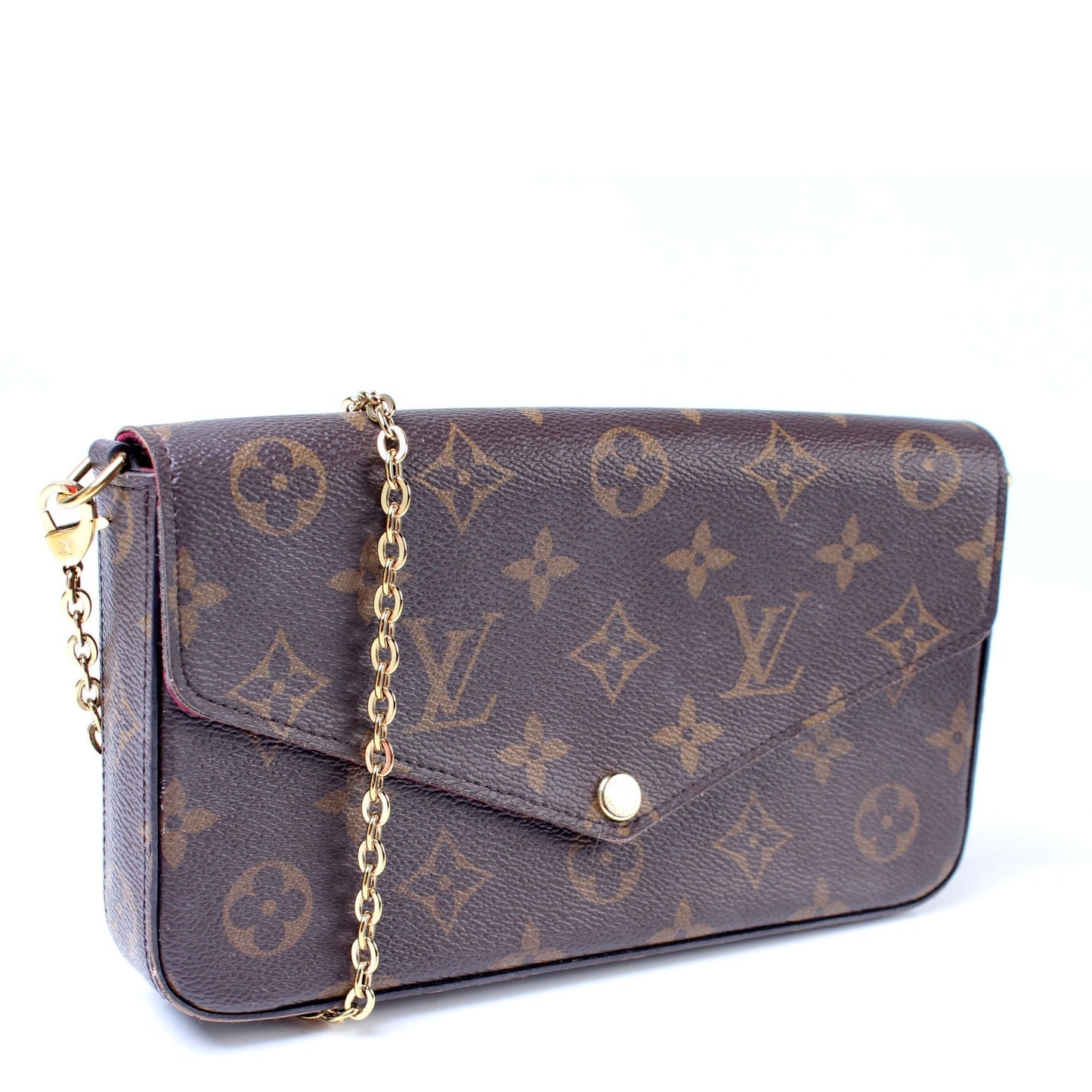 Louis Vuitton Pochette Felicie Monogram Clutch Bag Monogram 35