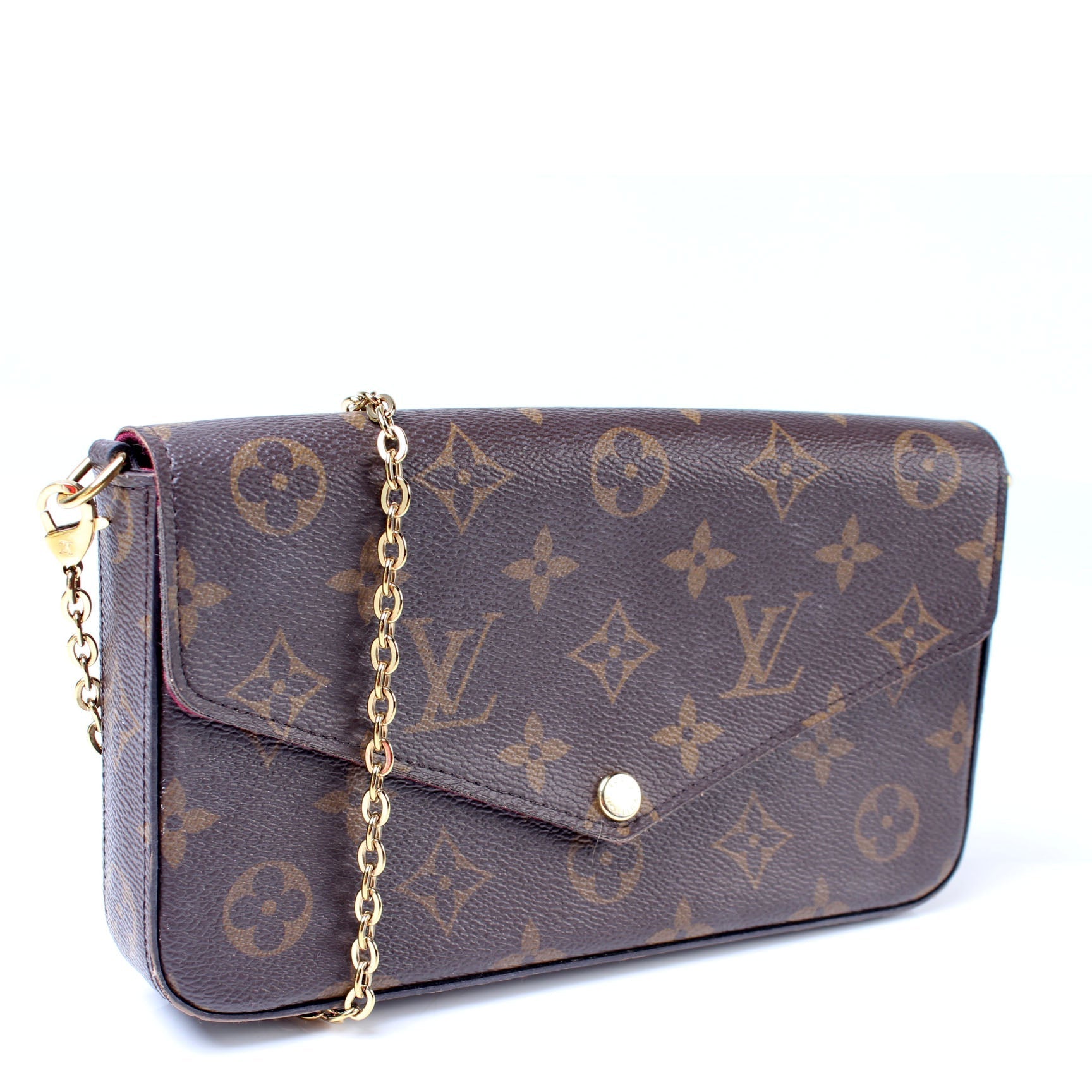 Louis Vuitton Pochette Felicie Monogram Clutch Bag Monogram 35