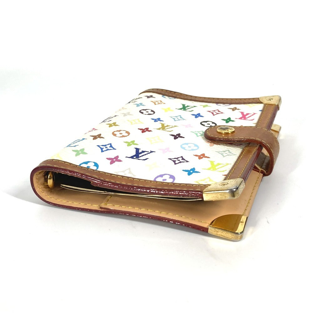 Louis Vuitton Notebook cover R20896 Agenda PM Monogram Canvas White Multicolor Handbag
