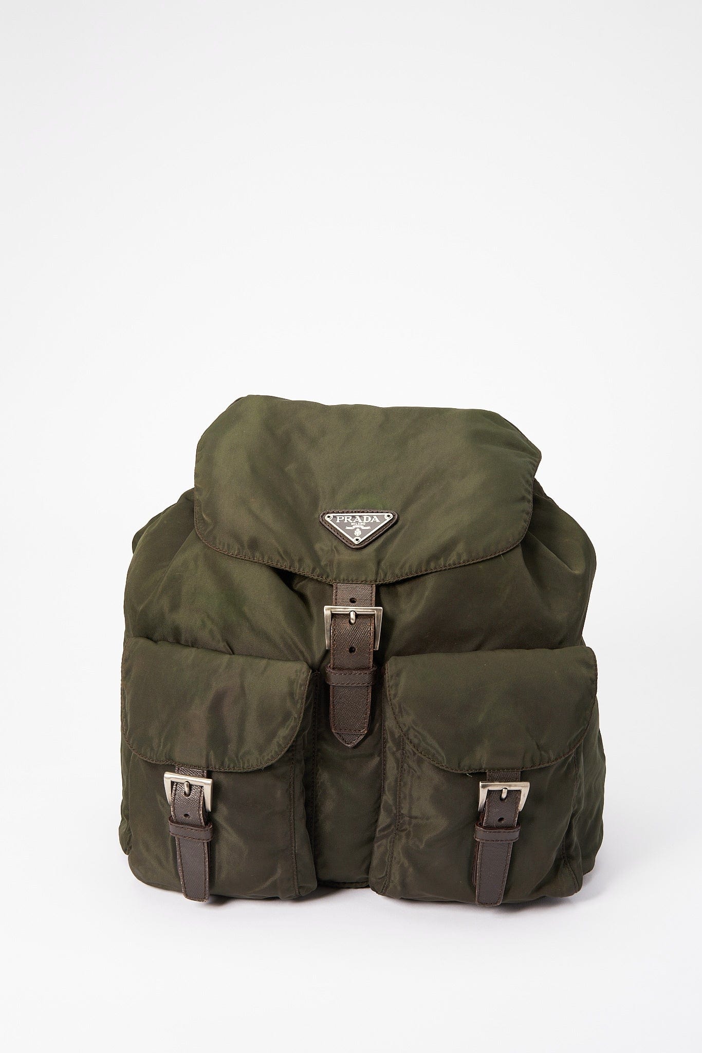 Prada Backpack Nylon Green