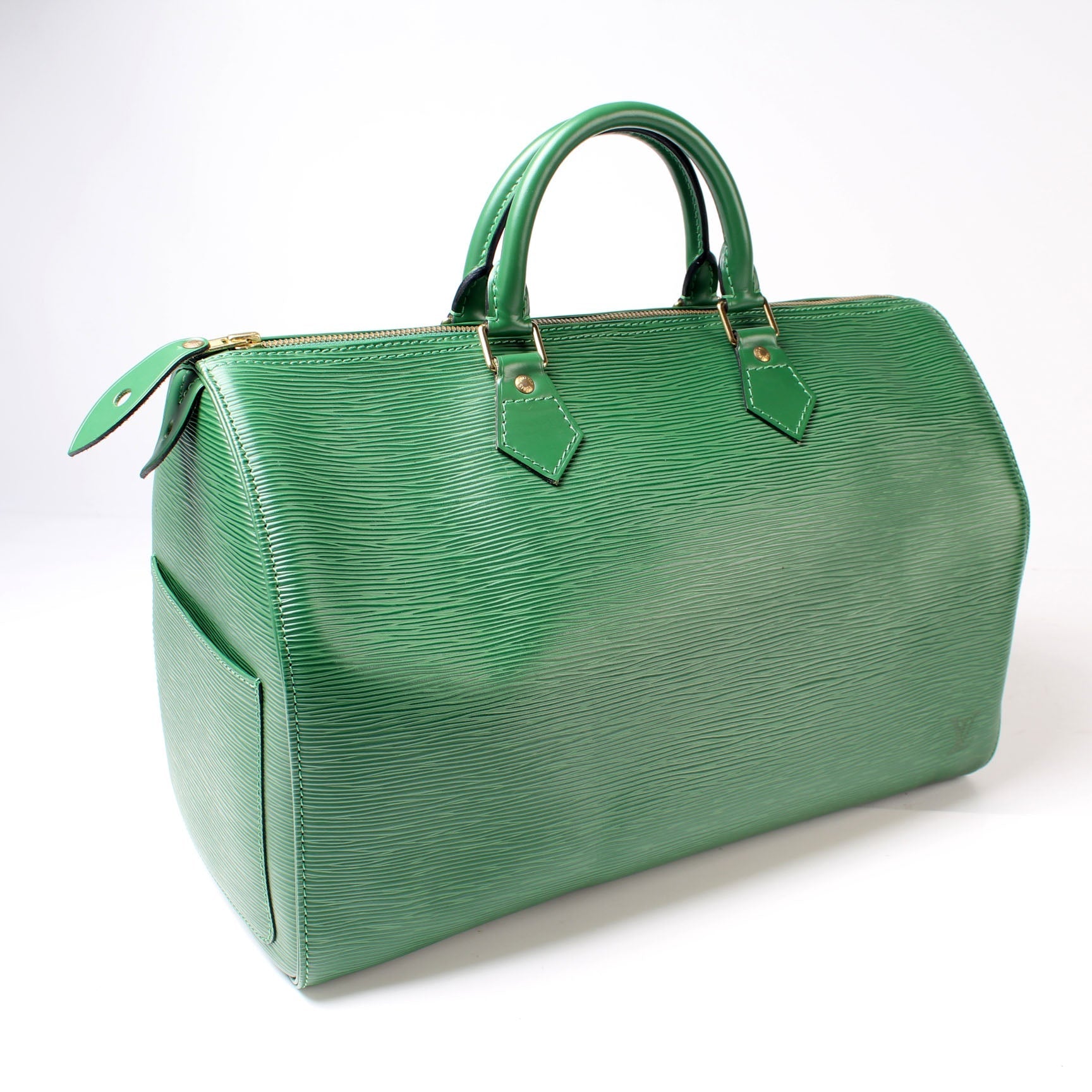 Louis Vuitton Speedy 35 Epi Handbag Epi 10