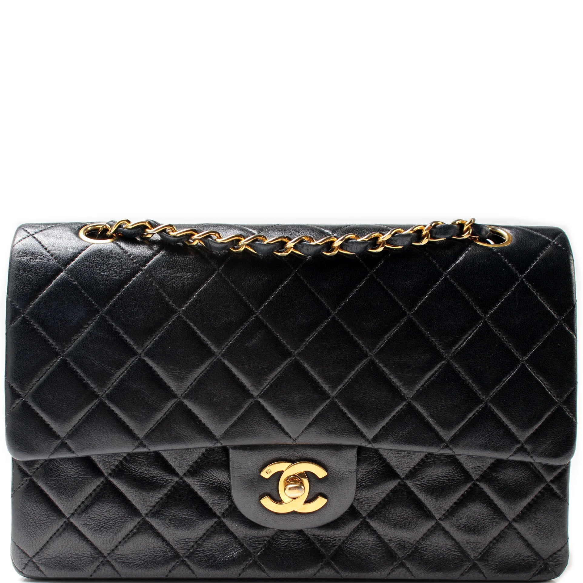 Chanel Classic Flap Lambskin Handbag Lambskin 2