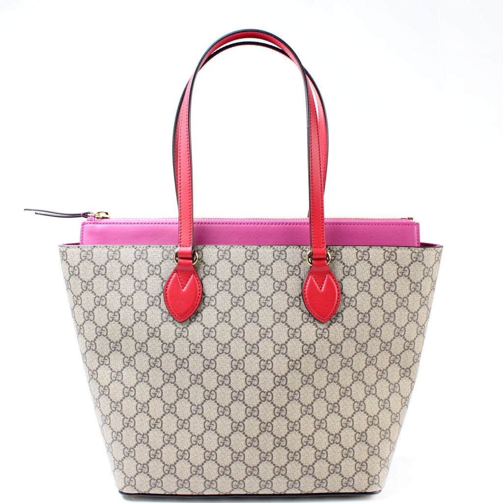 Gucci Supreme Medium Bucket Tote Bag