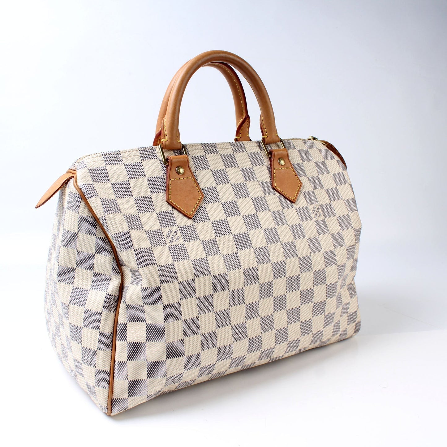 Louis Vuitton Speedy 30 Azur Handbag Azur 5
