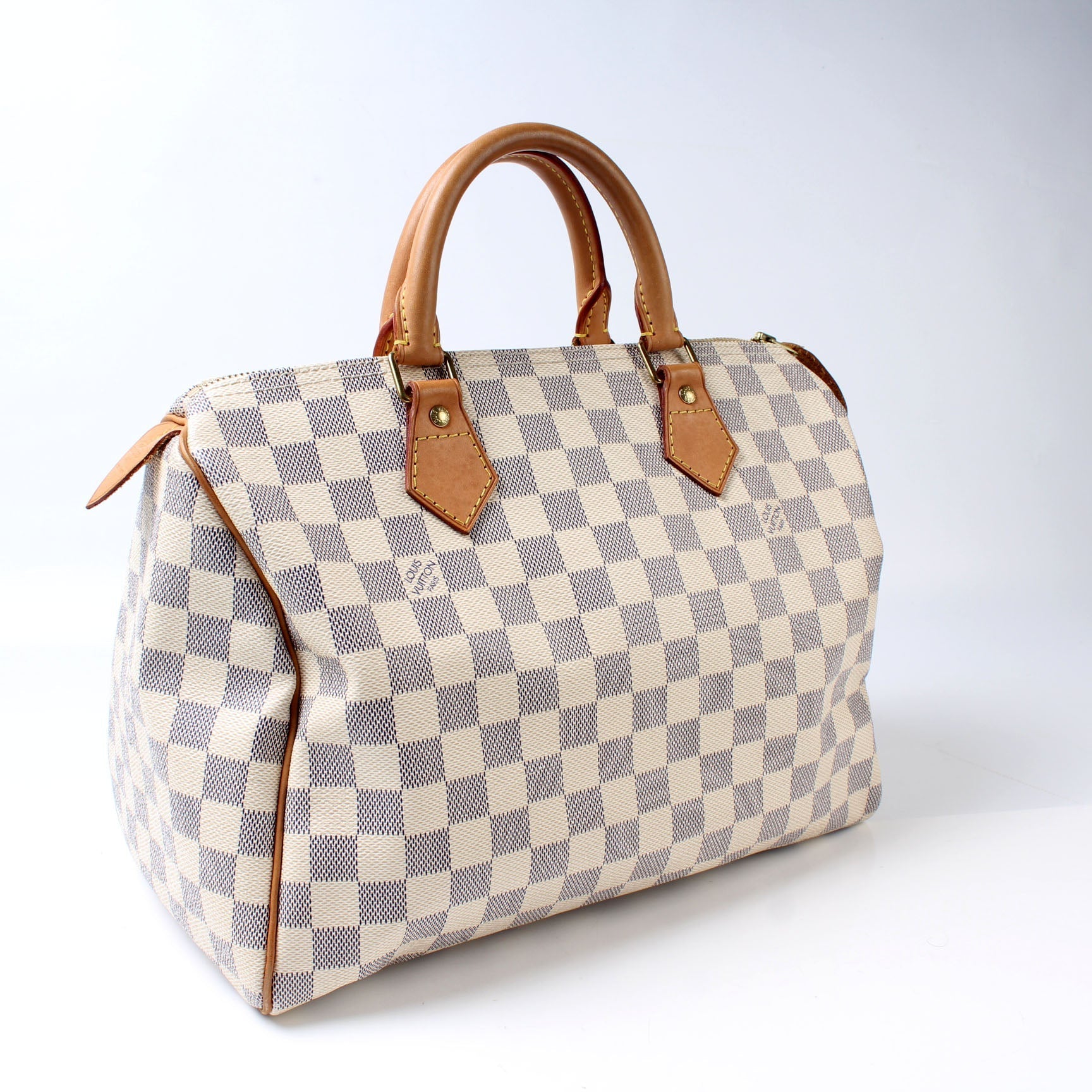 Louis Vuitton Speedy 30 Azur Handbag Azur 5