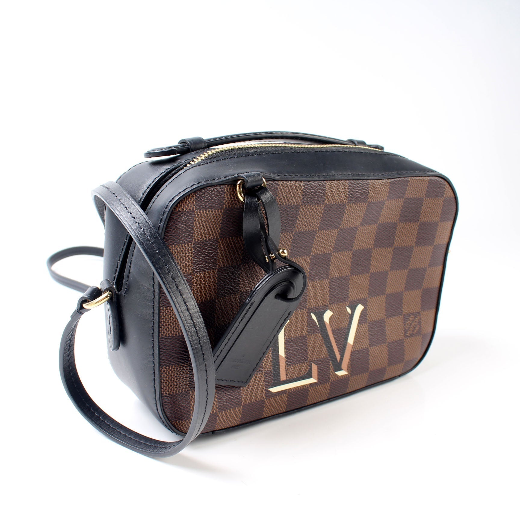 Louis Vuitton Santa Monica Ebene Damier Handbag