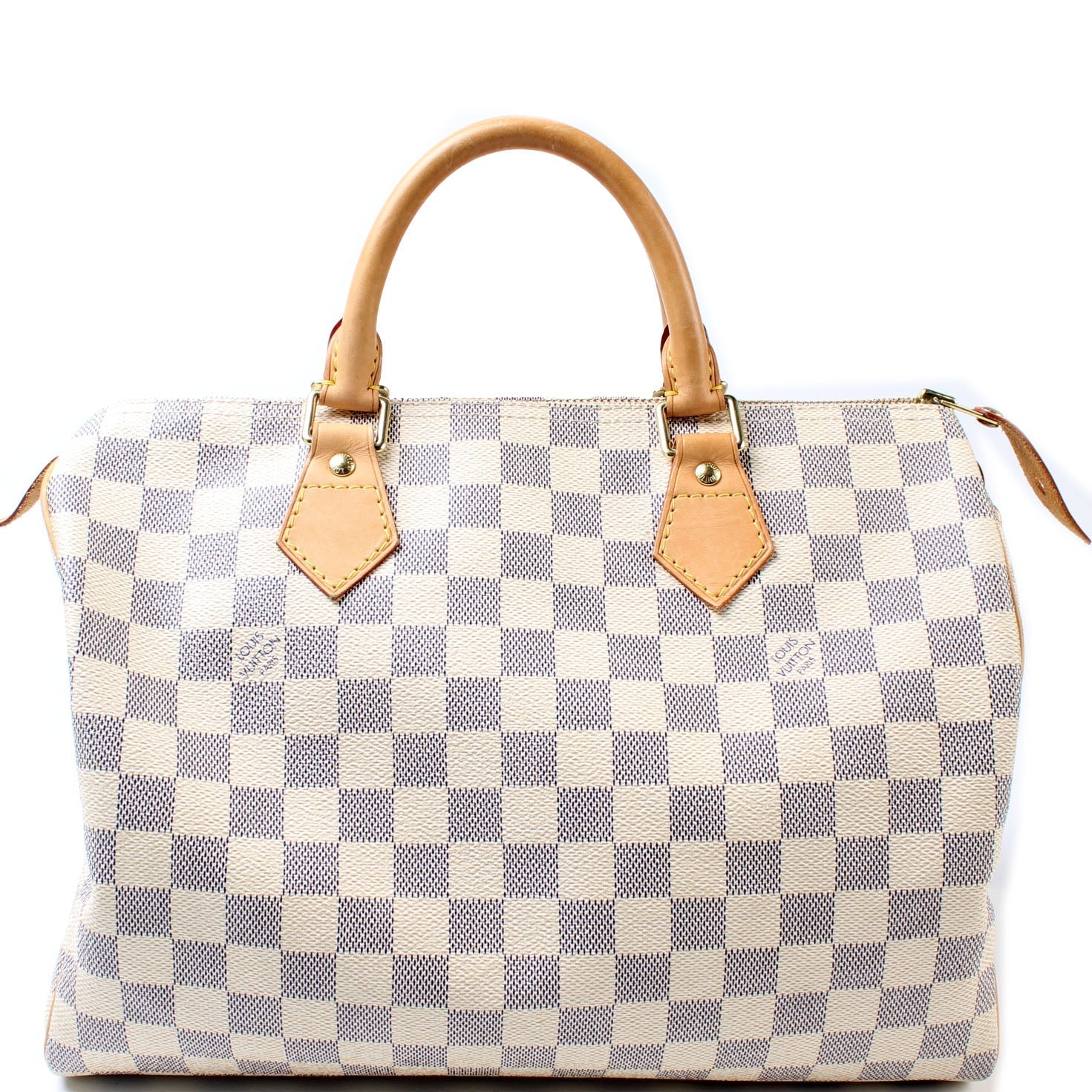 Louis Vuitton Speedy 30 Azur Damier Handbag Azur 26