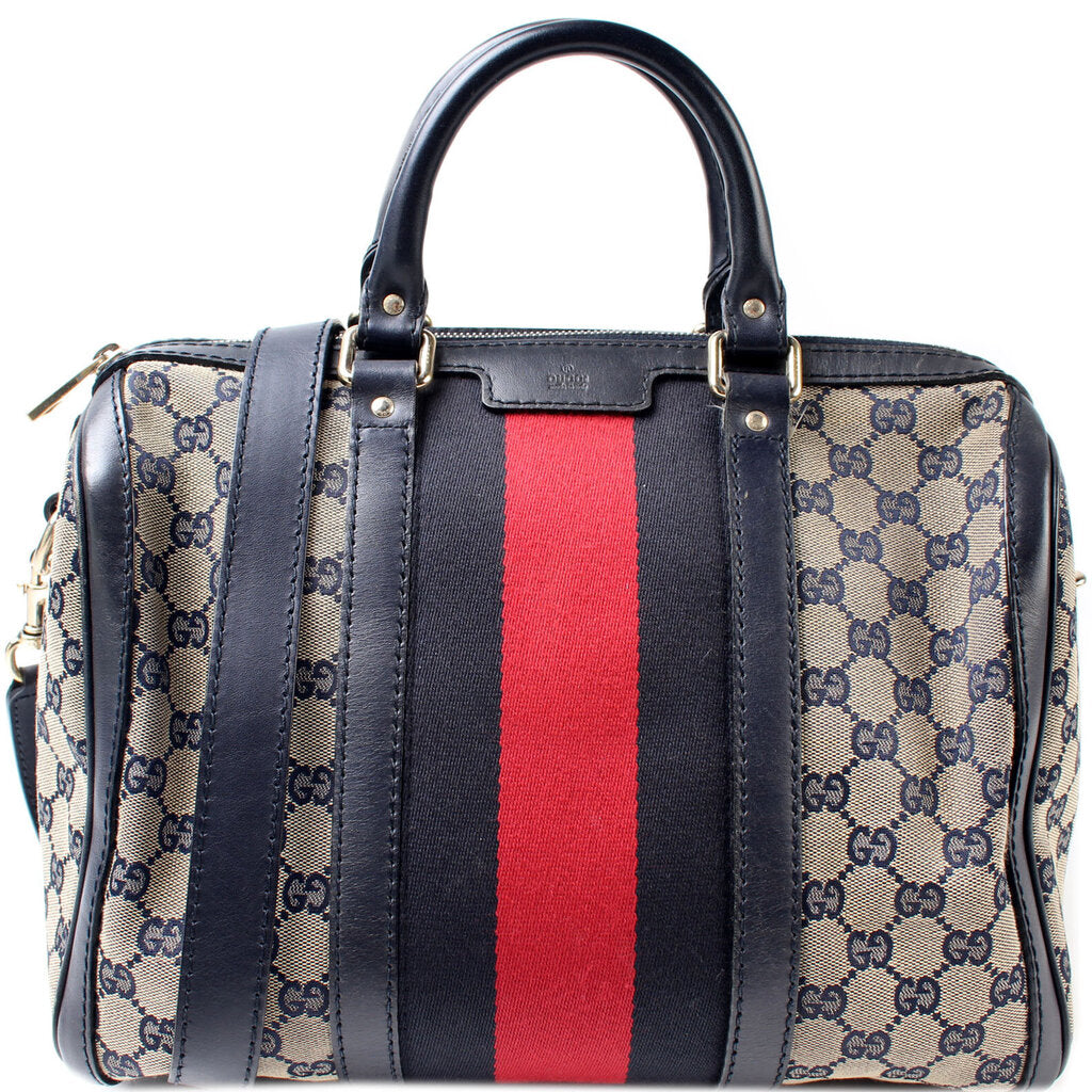 Gucci Boston Canvas Travel Bag 16