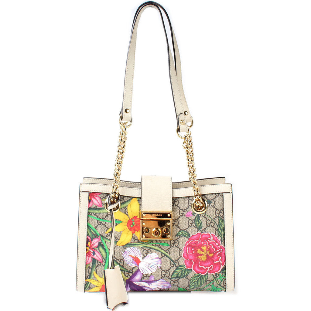 Gucci Padlock GG Flora Small Travel Bag