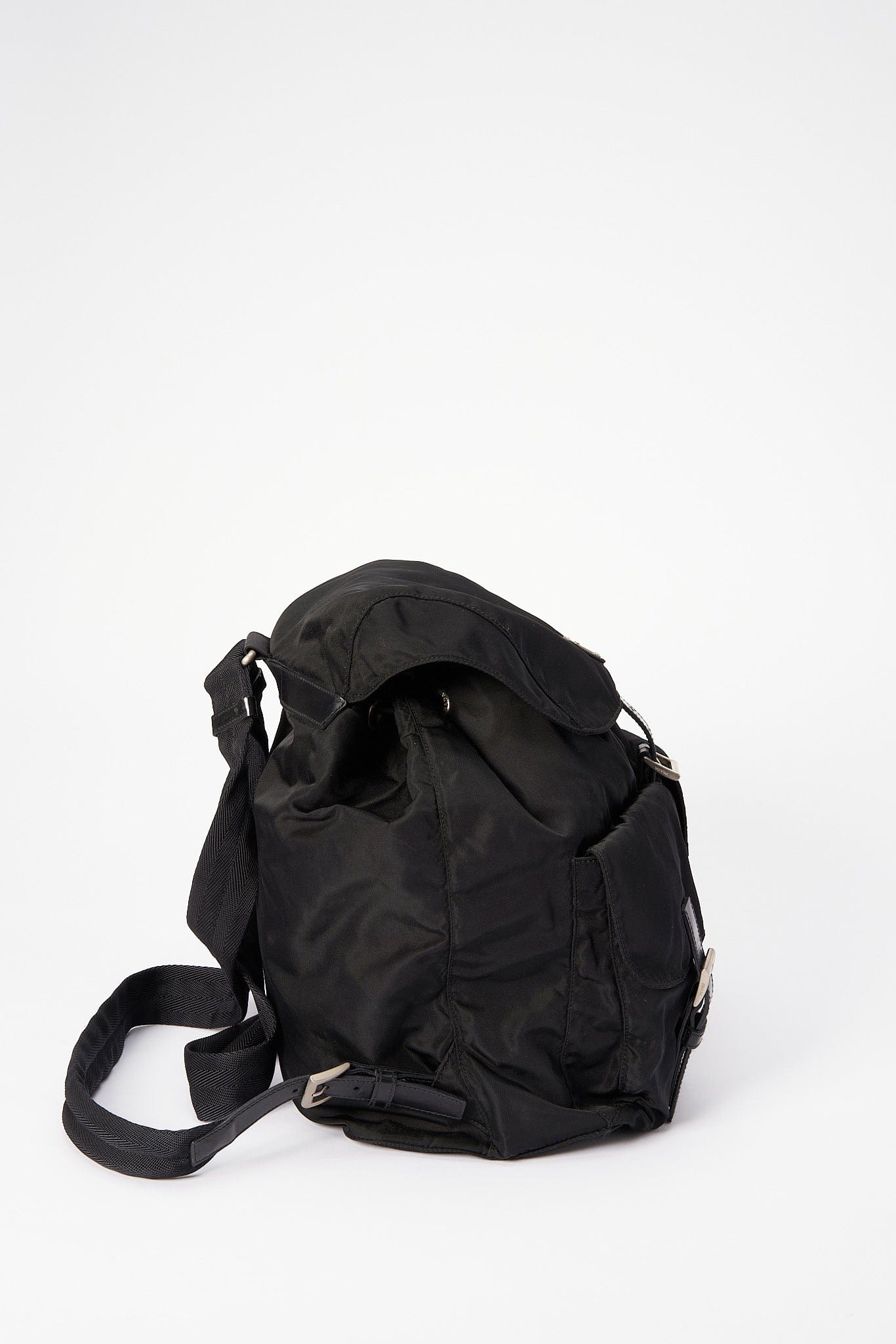 Prada Backpack Nylon Black Nylon Backpack 1630
