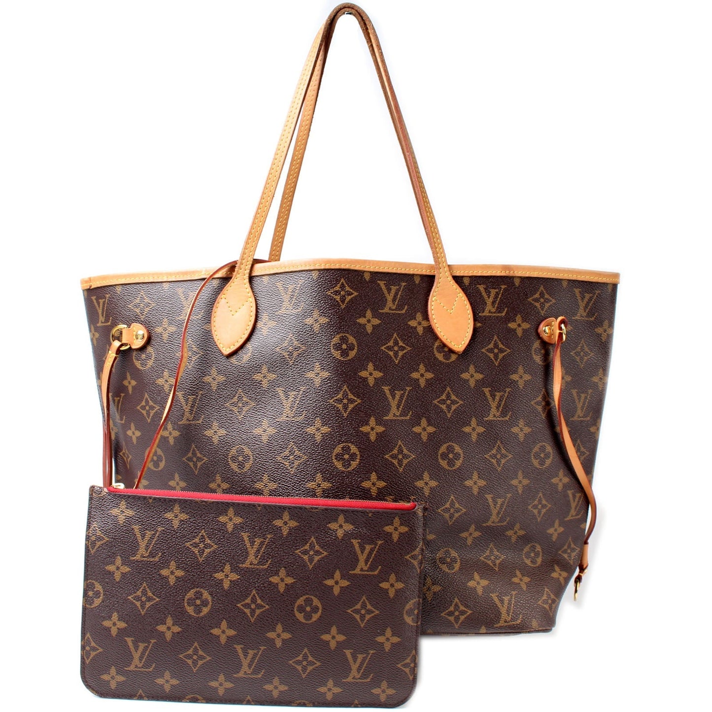 Louis Vuitton Neverfull MM W Monogram Wallet Case Monogram 3