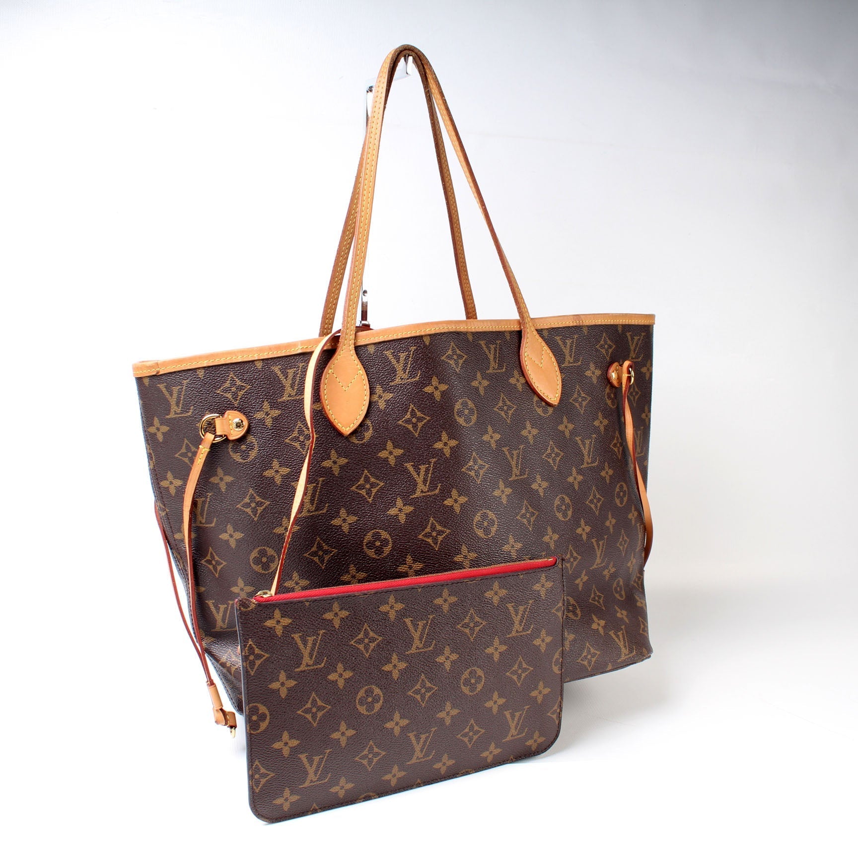 Louis Vuitton Neverfull MM W Monogram Wallet Case Monogram 3