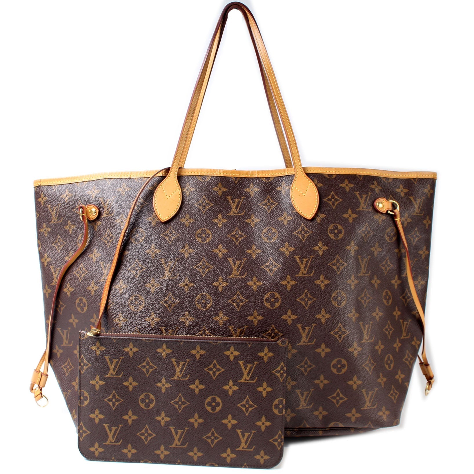Louis Vuitton Neverfull GM W Monogram Wallet Case