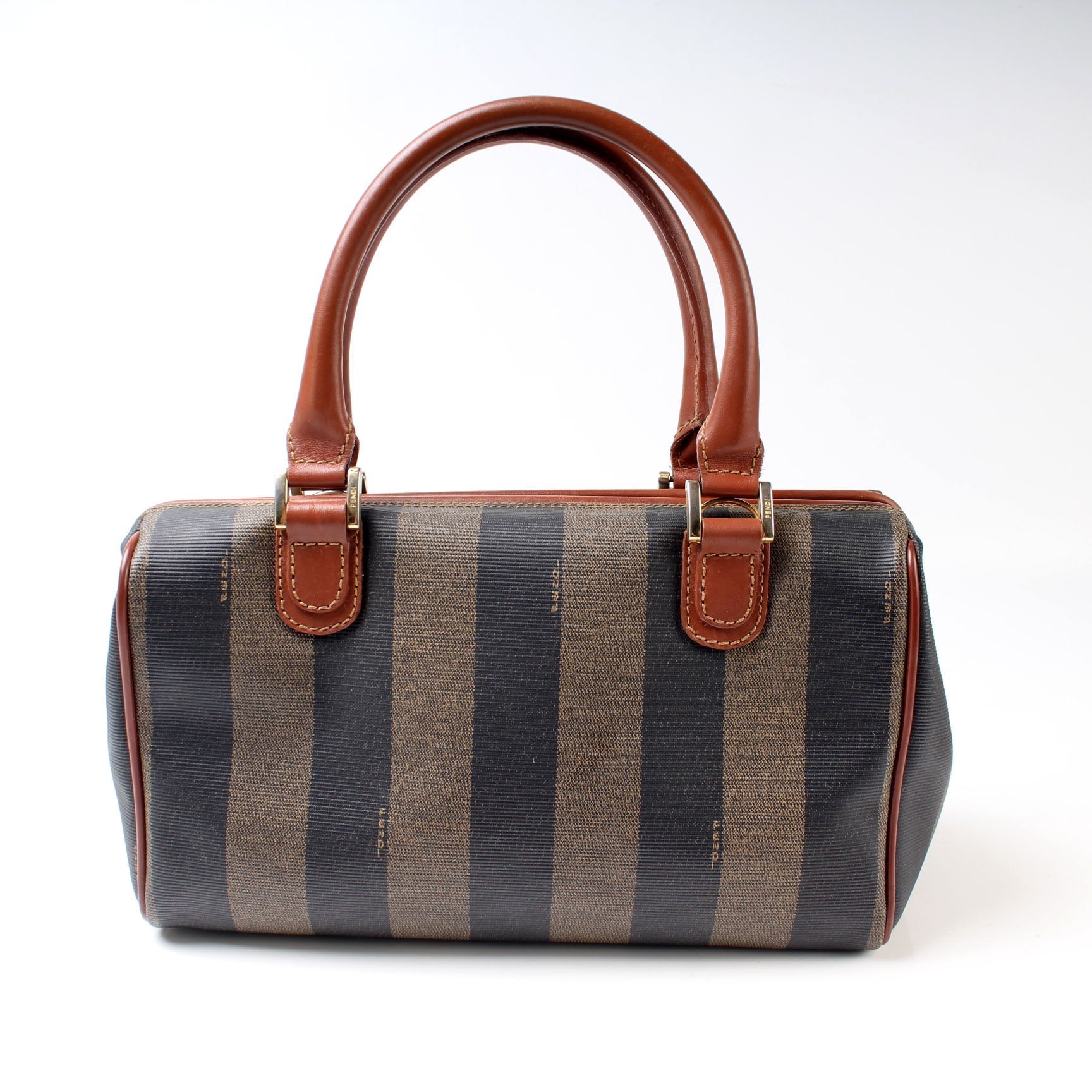 Fendi Pequin Boston Bag Small Travel Bag